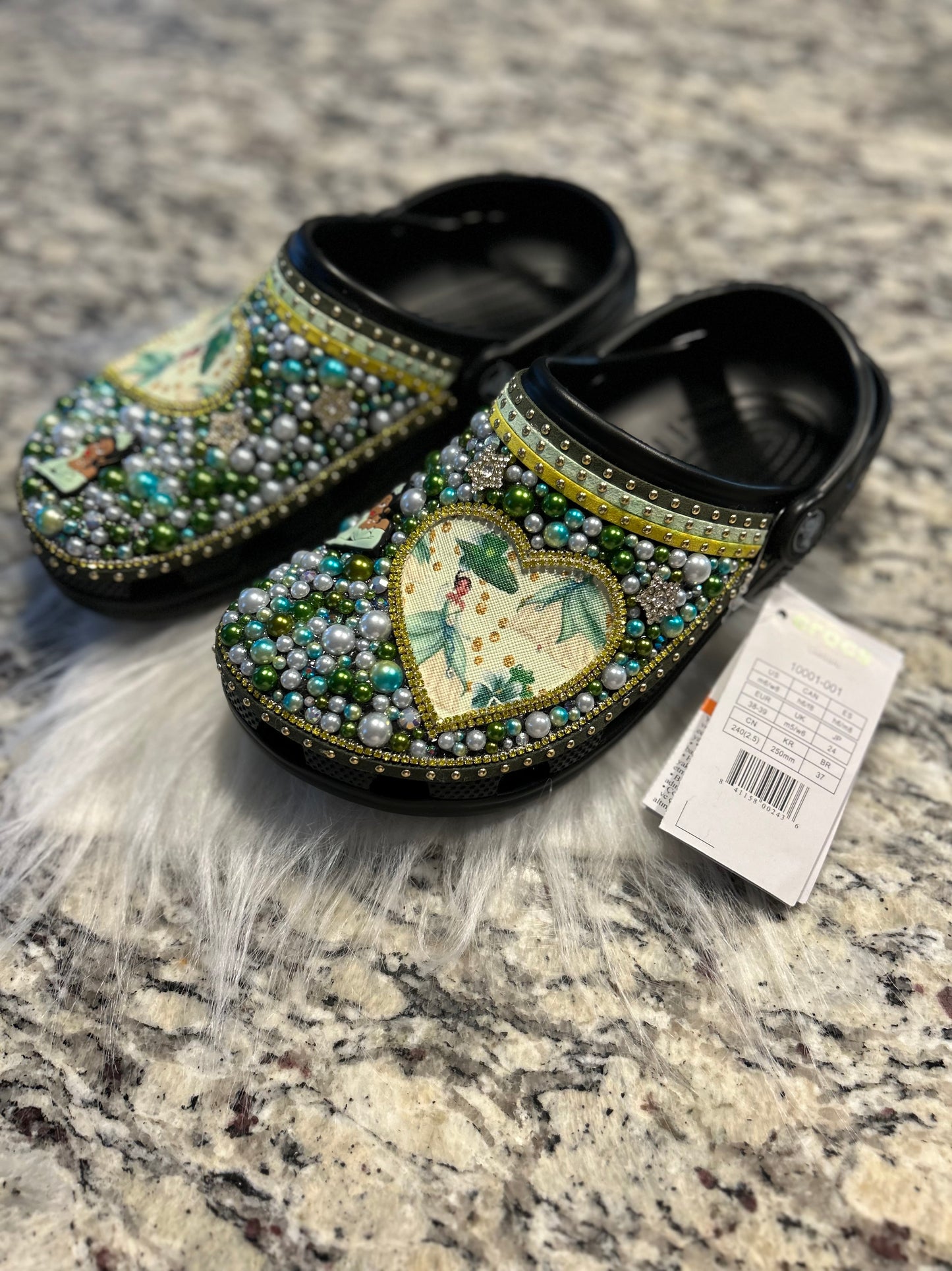 Princess and the Frog Custom Crocs – Women’s Size 8