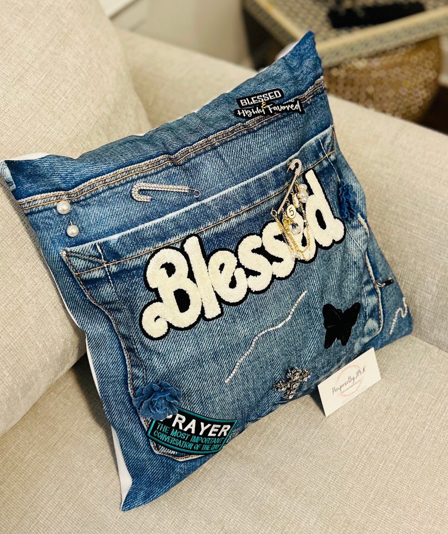 So So Blessed Junk Pillow