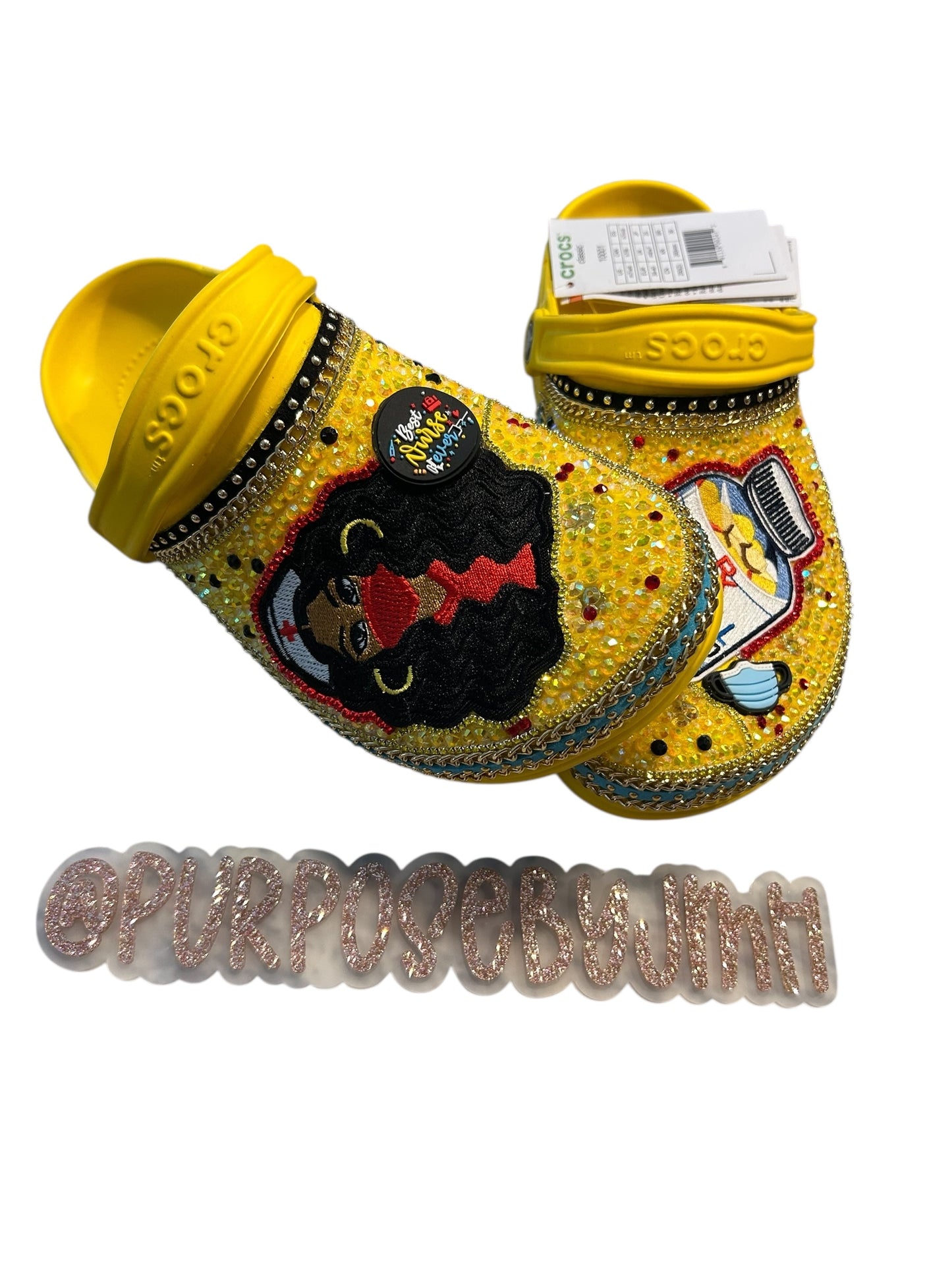 Nurse Crocs - Yellow w9 - Ready to Ship