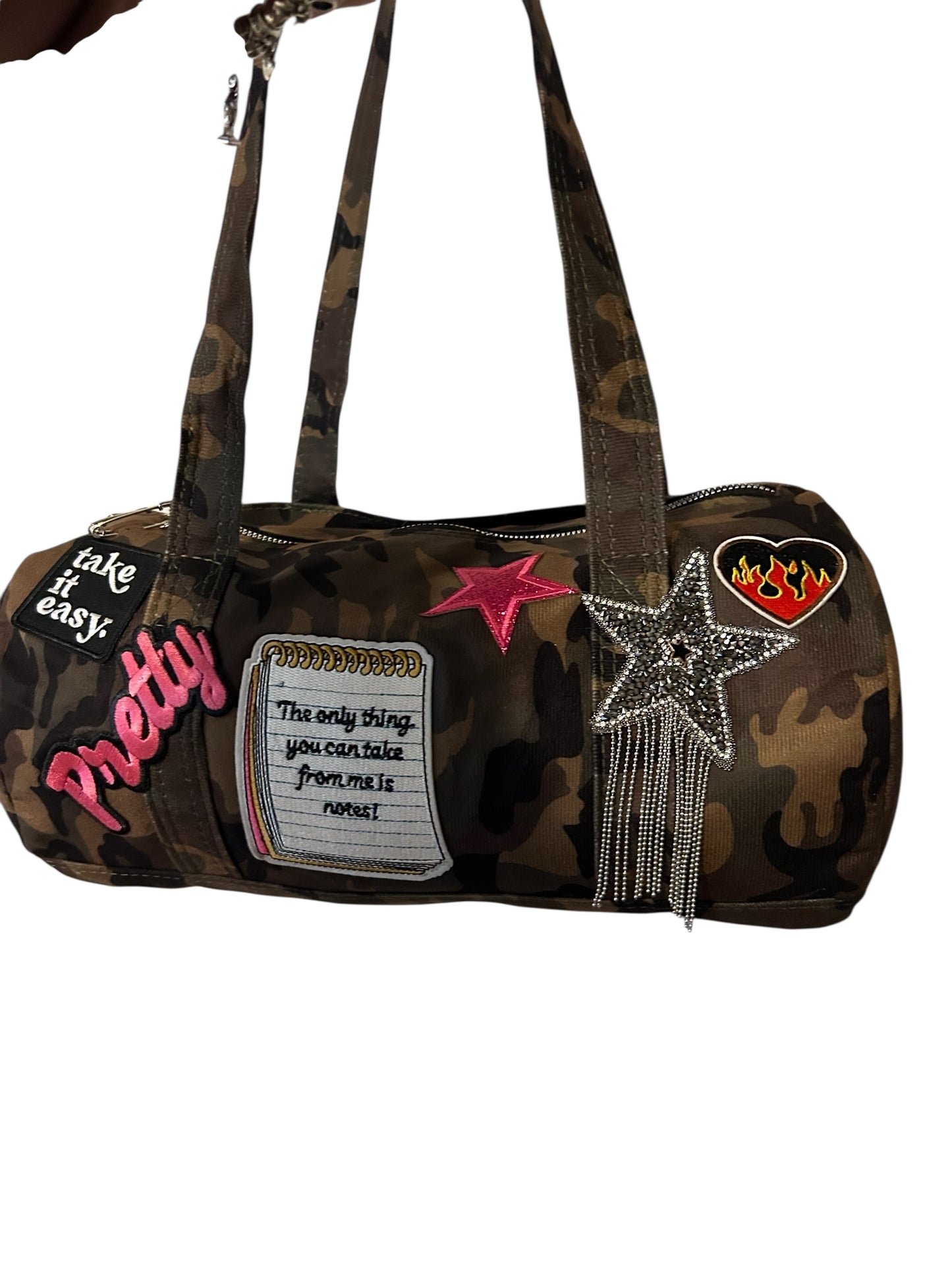 Junk Camo Barrel Purse - Posh Junk’d