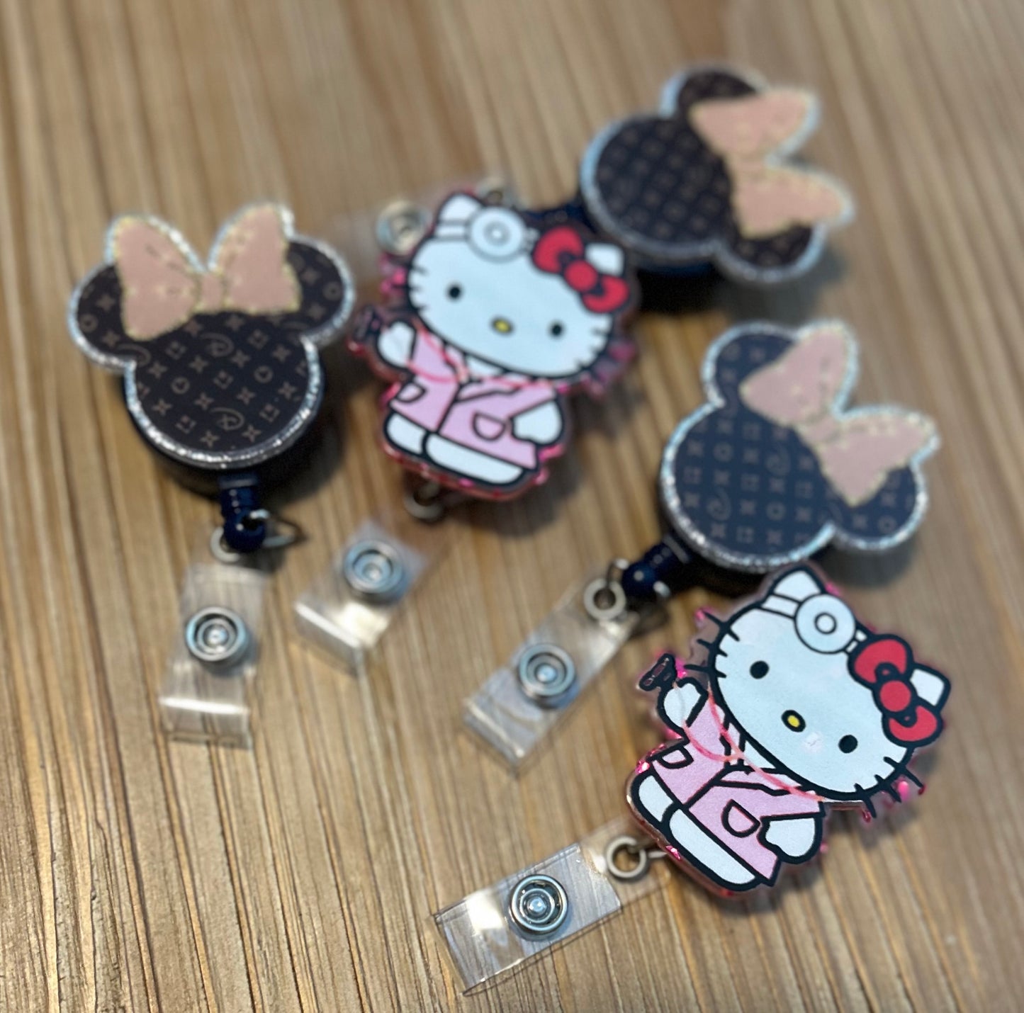 ID Badge Reels - HK (healthcare) or Minnie (designer inspired)