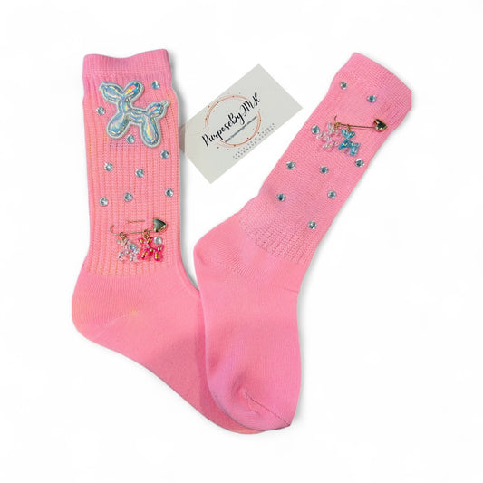 Kids Pink Junk Socks