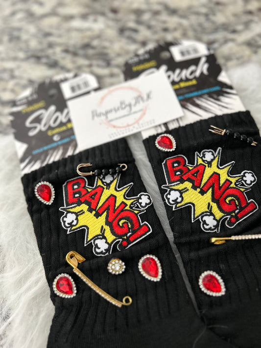 Ladies Junk Socks - Black/Bang