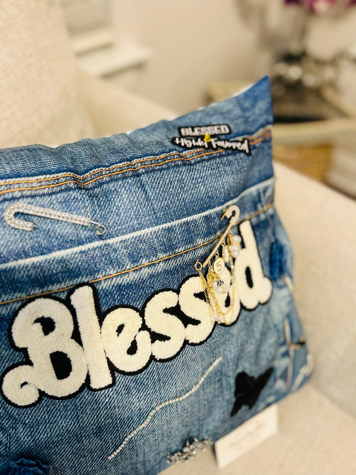 So So Blessed Junk Pillow