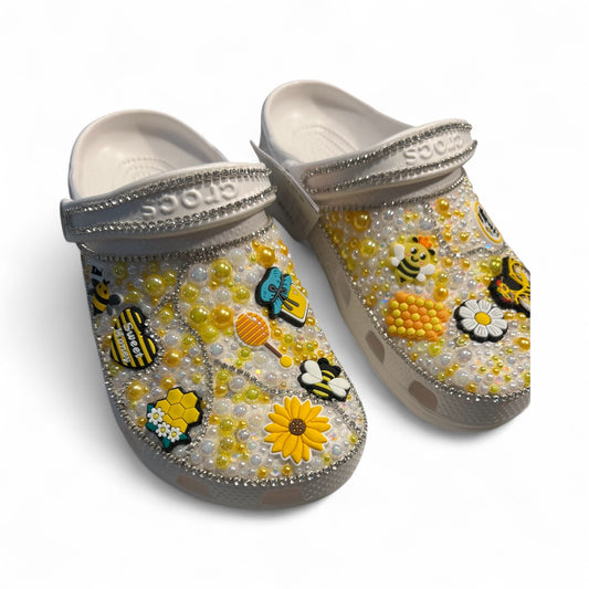 Sunshiny Day Crocs - Ladies 8