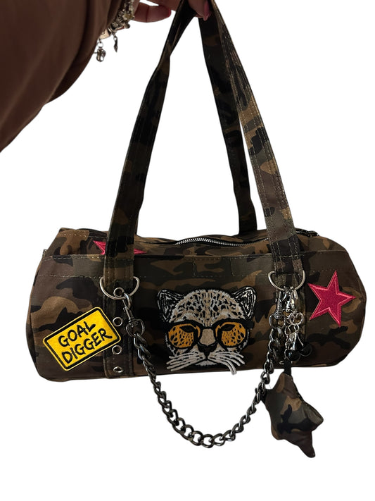 Junk Camo Barrel Purse - Posh Junk’d