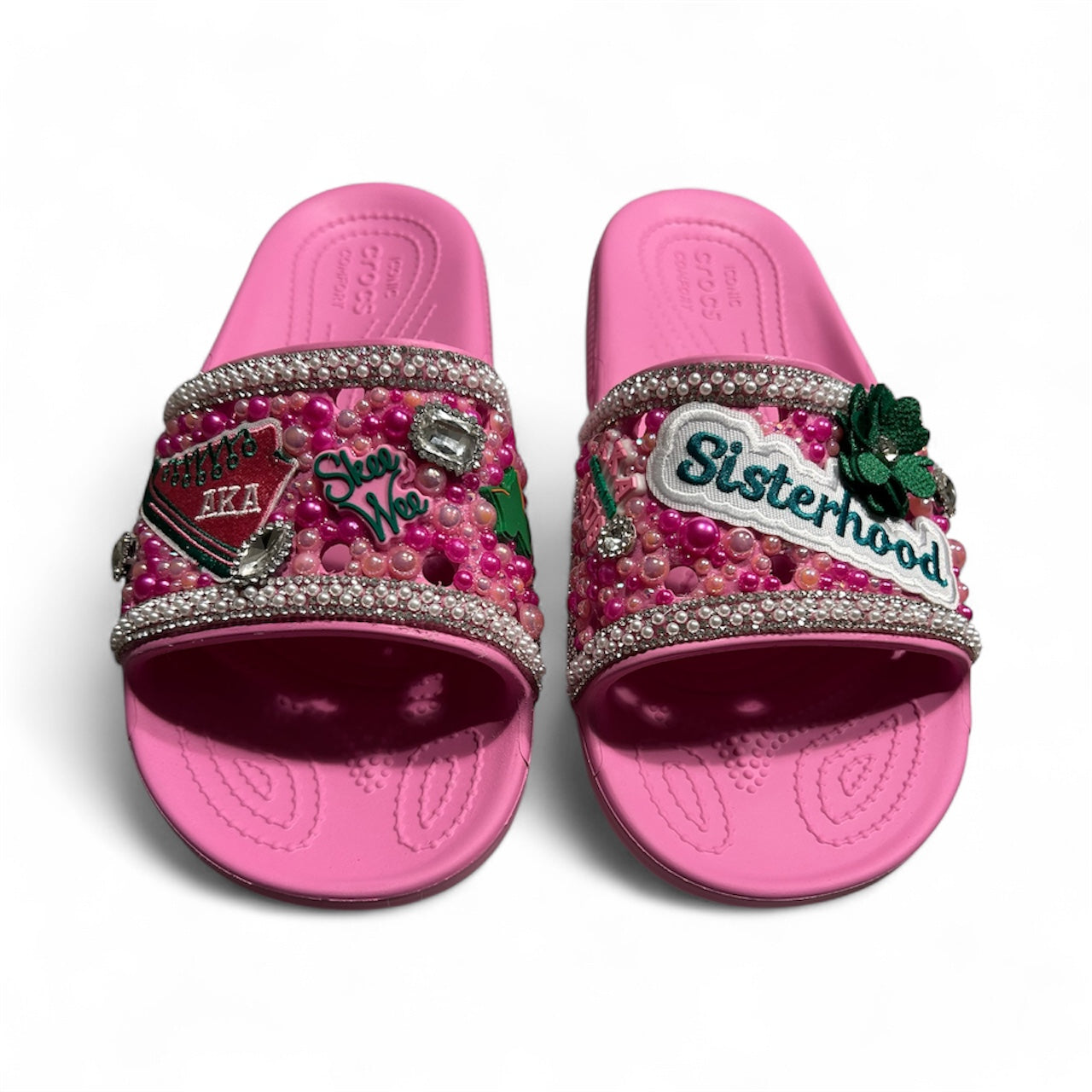 Blinged Out AKA Inspired Croc Slides - Women’s 10