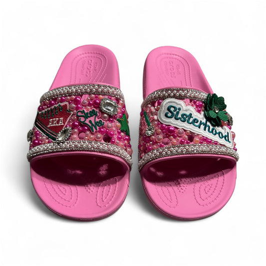 Blinged Out AKA Inspired Croc Slides - Women’s 10